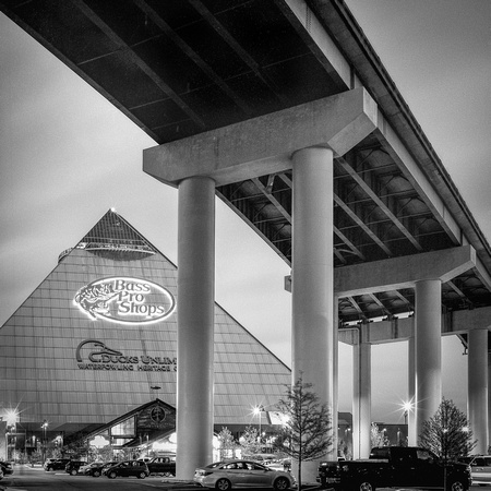 Bass Pro Pyramid and Interstate 40, 2015
