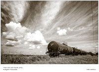 Train Cars and Clouds, 2016